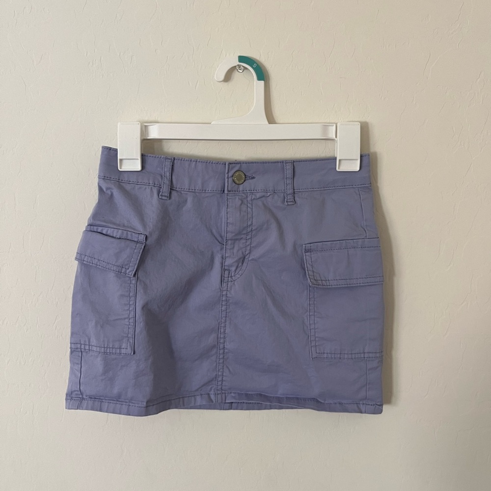 Target Purple Cargo Mini Skirt